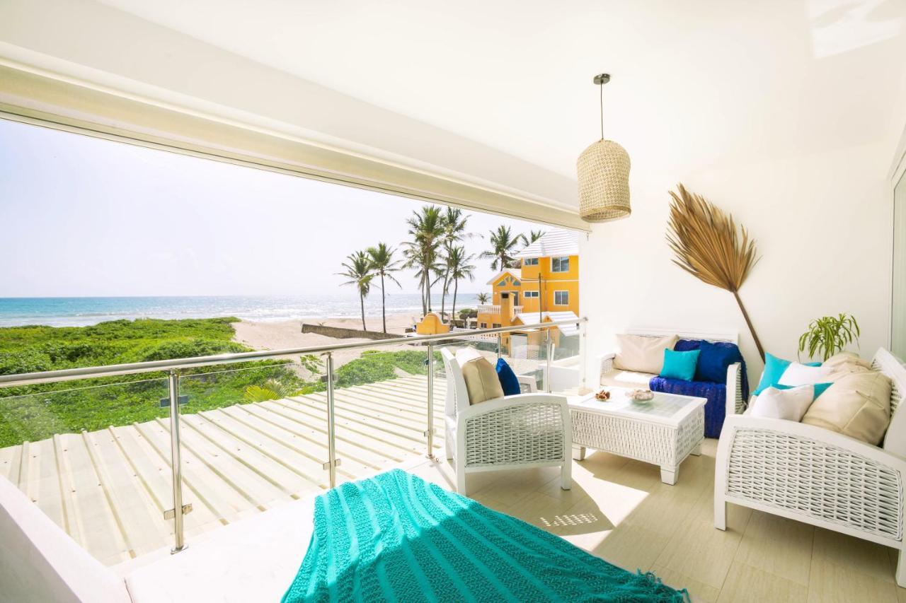 Amazing Ocean Front - 2 Bedroom Apartment Cabarete Exteriör bild