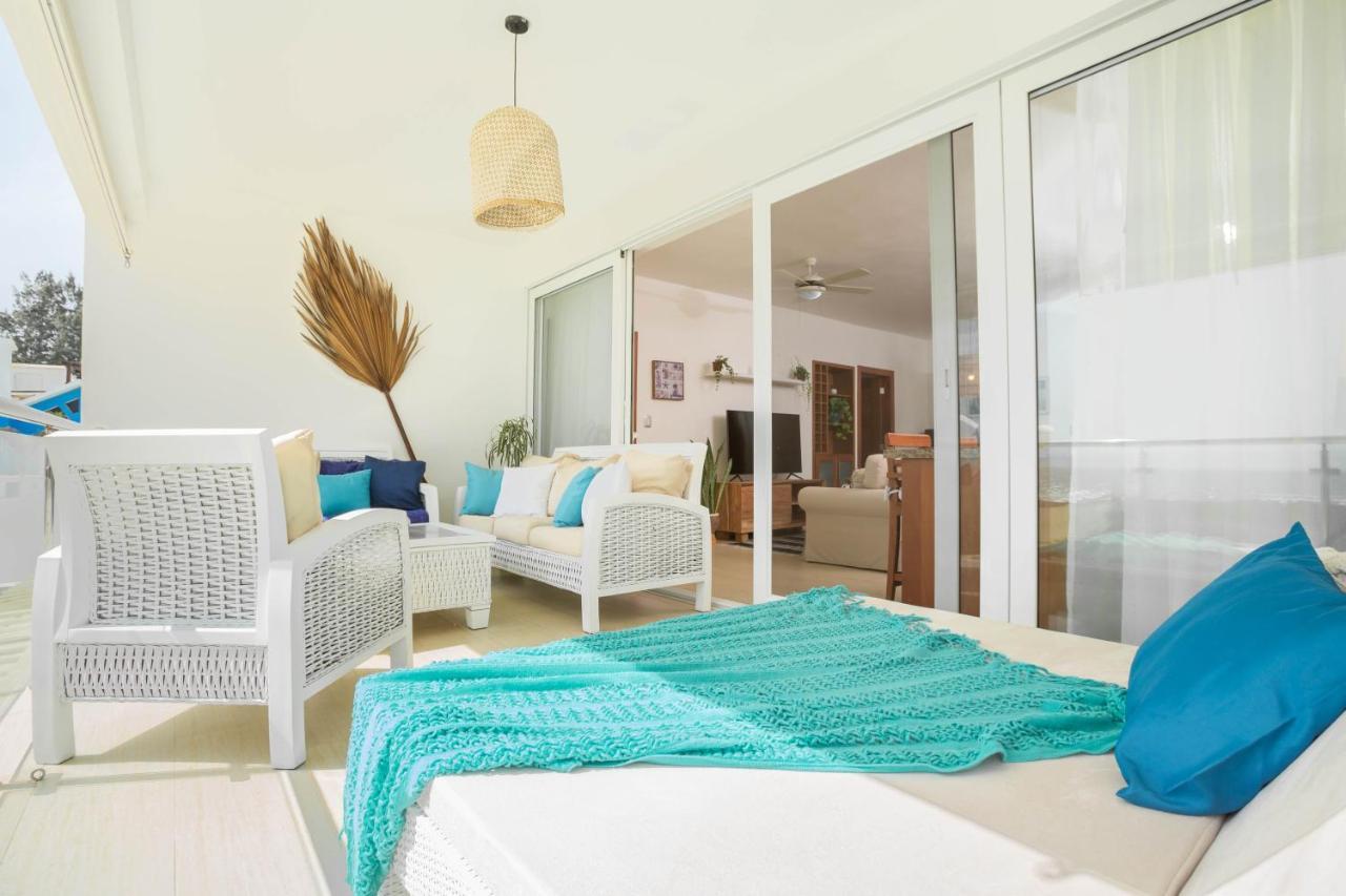 Amazing Ocean Front - 2 Bedroom Apartment Cabarete Exteriör bild