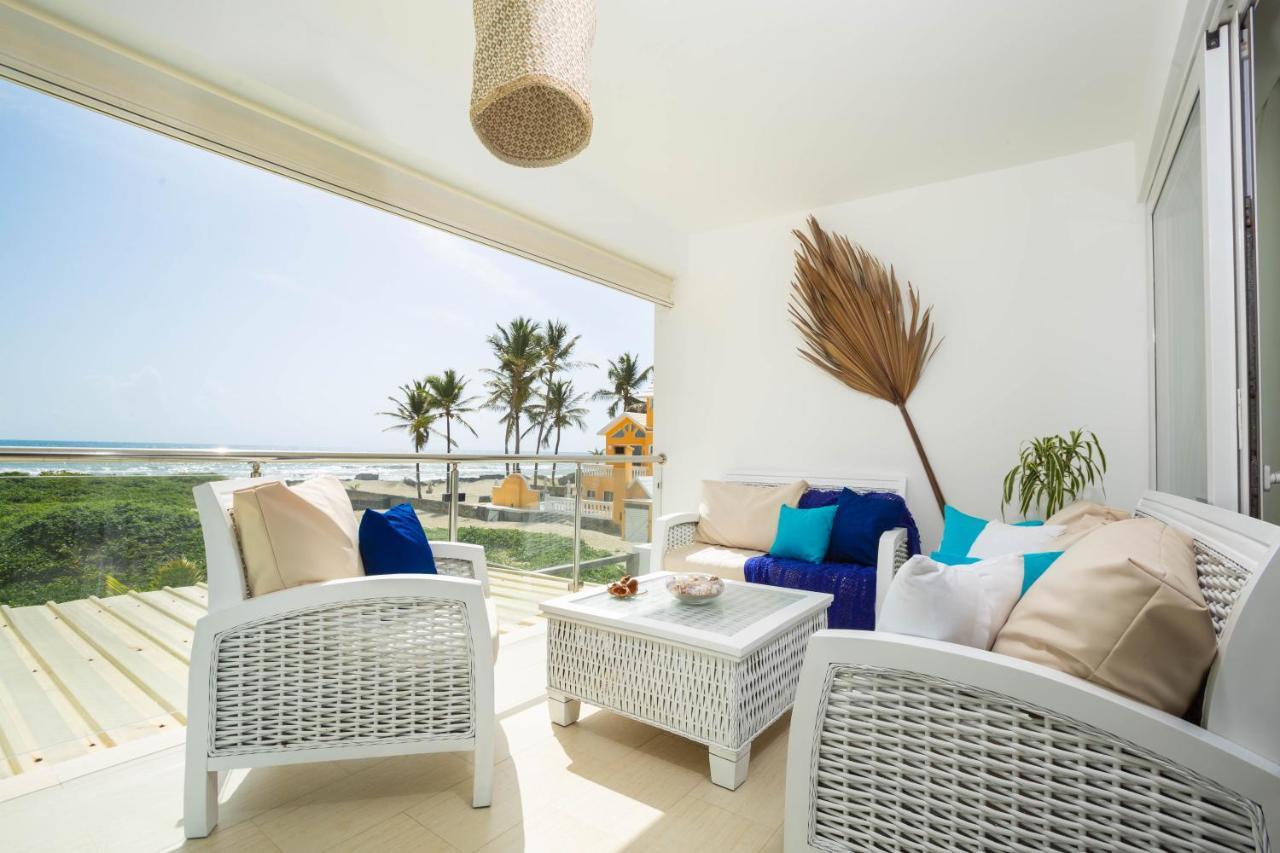 Amazing Ocean Front - 2 Bedroom Apartment Cabarete Exteriör bild